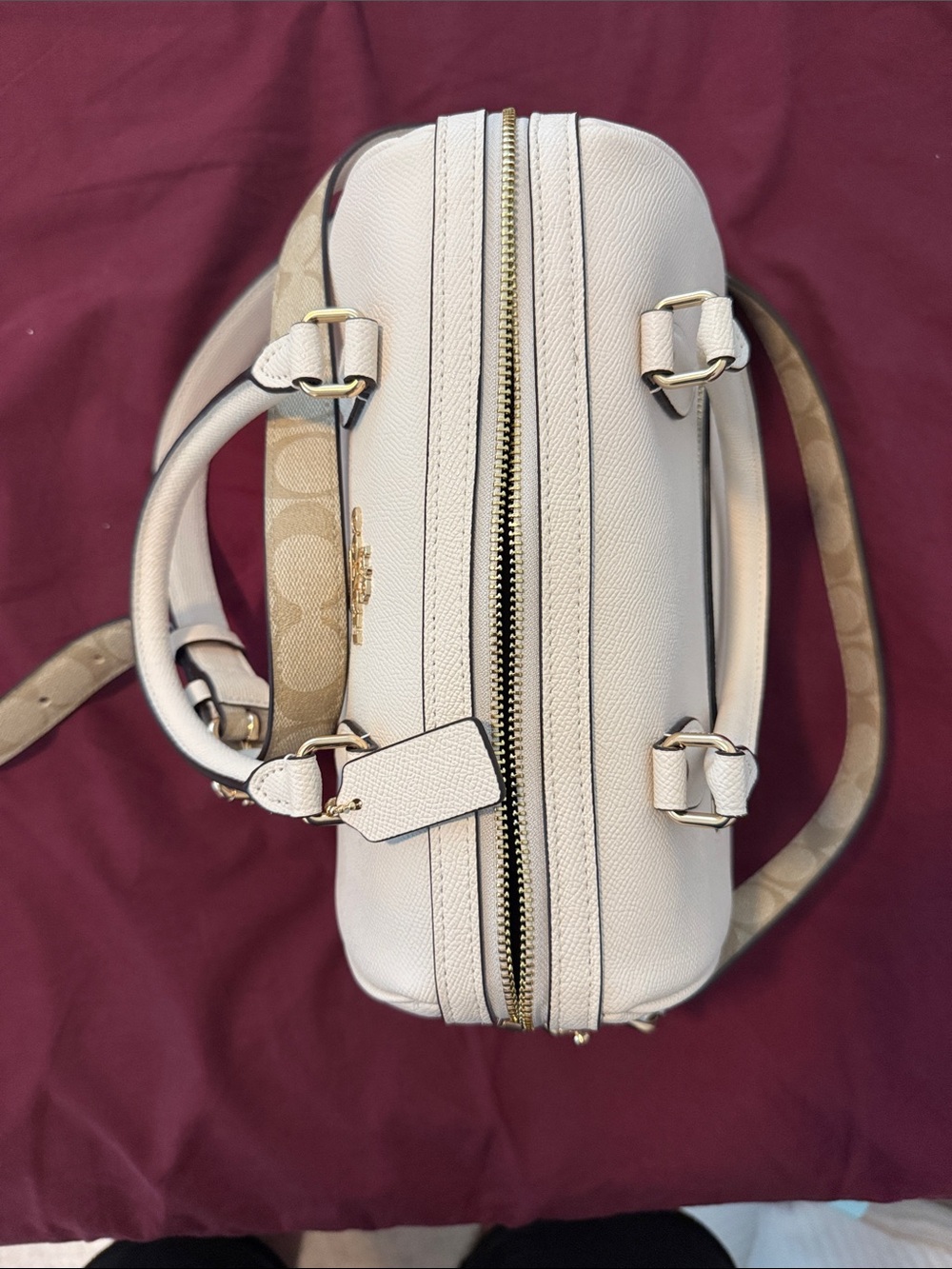 Coach ROWAN SATCHEL WITH SIGNATURE CANVAS DETAIL - Picture 2 of 3